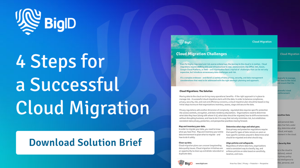 4 Steps for a Success Cloud Migration datasheet 