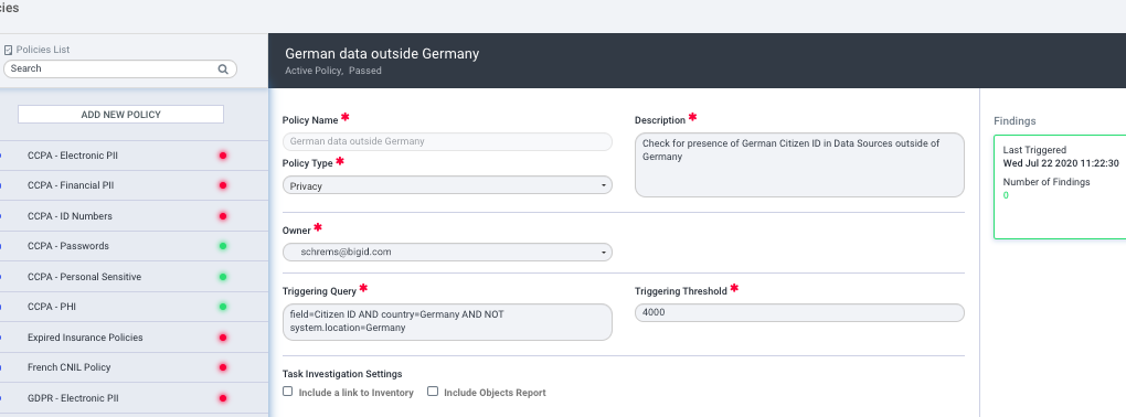 Monitor Alert On Eu Cross Border Transfers Bigid