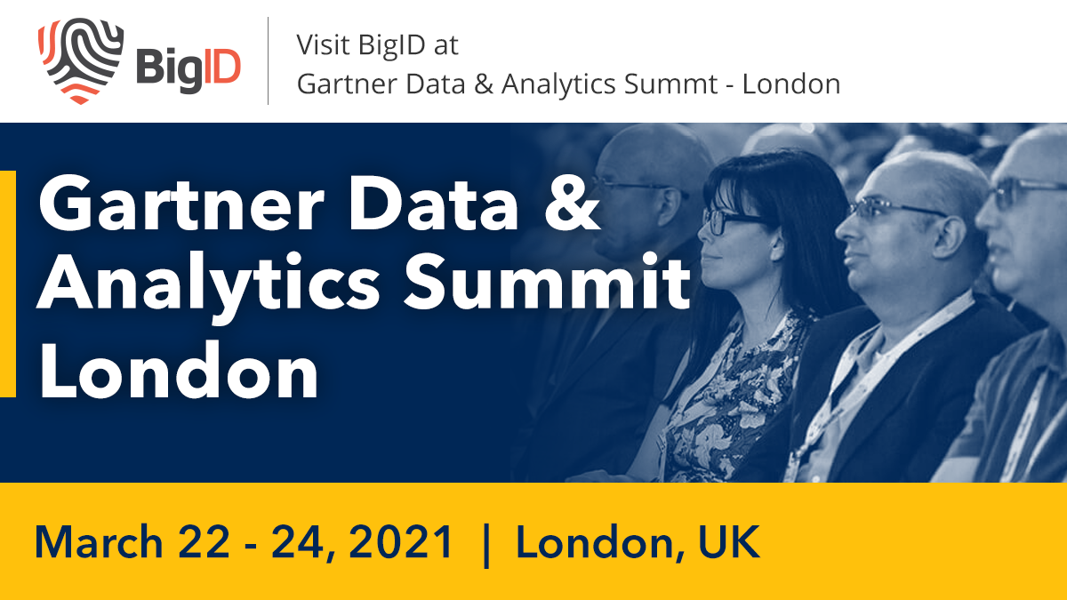 Gartner Data & Analytics Summt London BigID