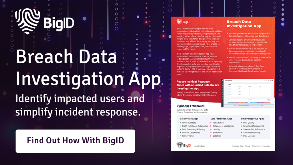 Breach Data Investigation App for Data Breach Prevention