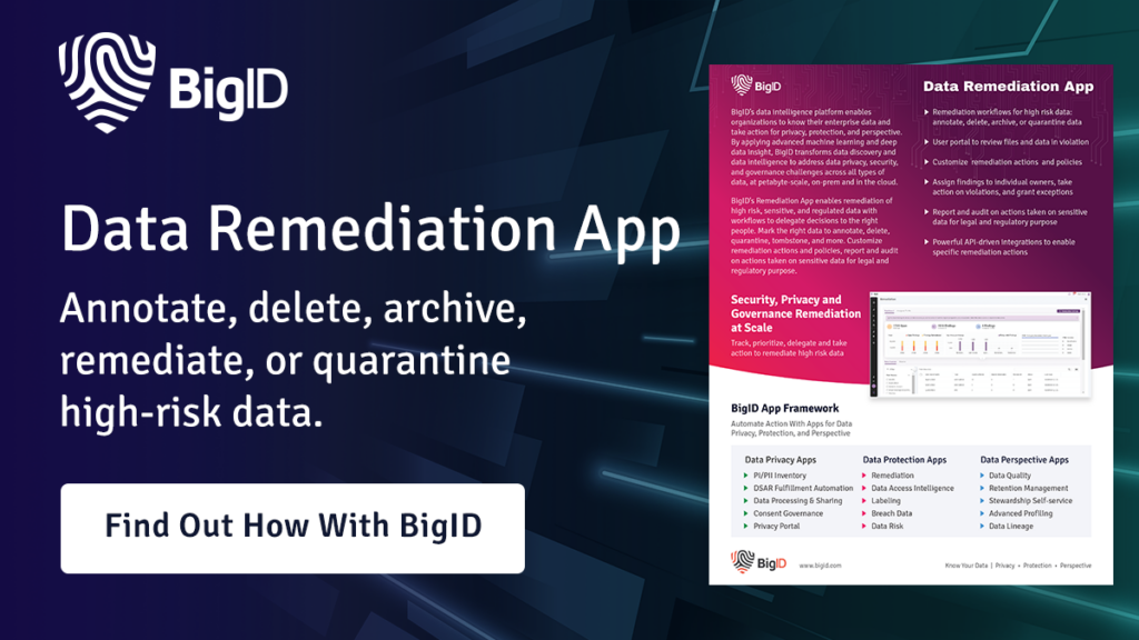 Data Remediation Application Solution Brief