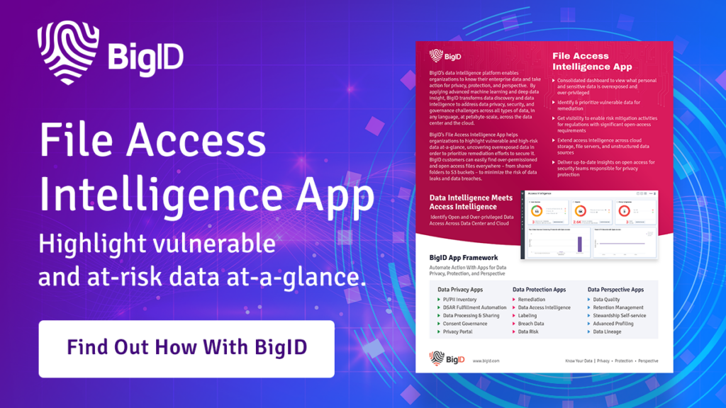 Access Intelligence for Identity Governance datasheet.