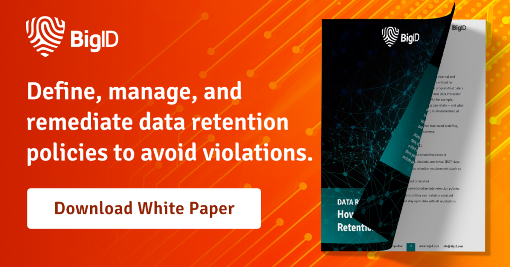 Building a Data Retention Policy whitepaper