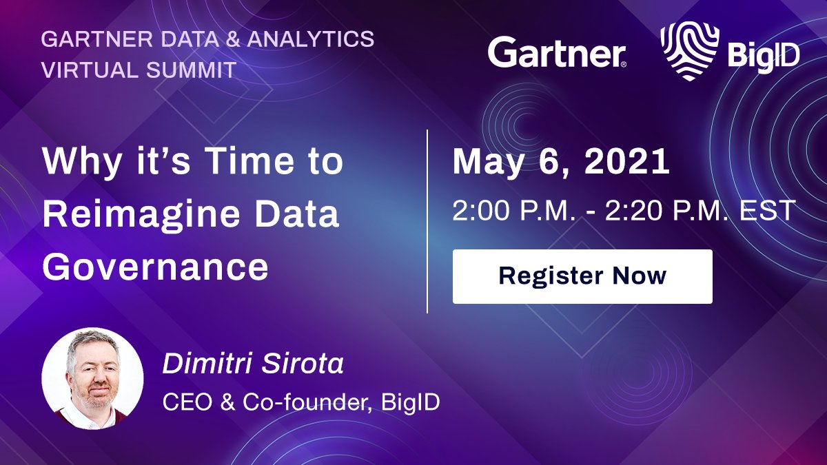 Meet BigID at the Gartner Data & Analytics Summit | BigID