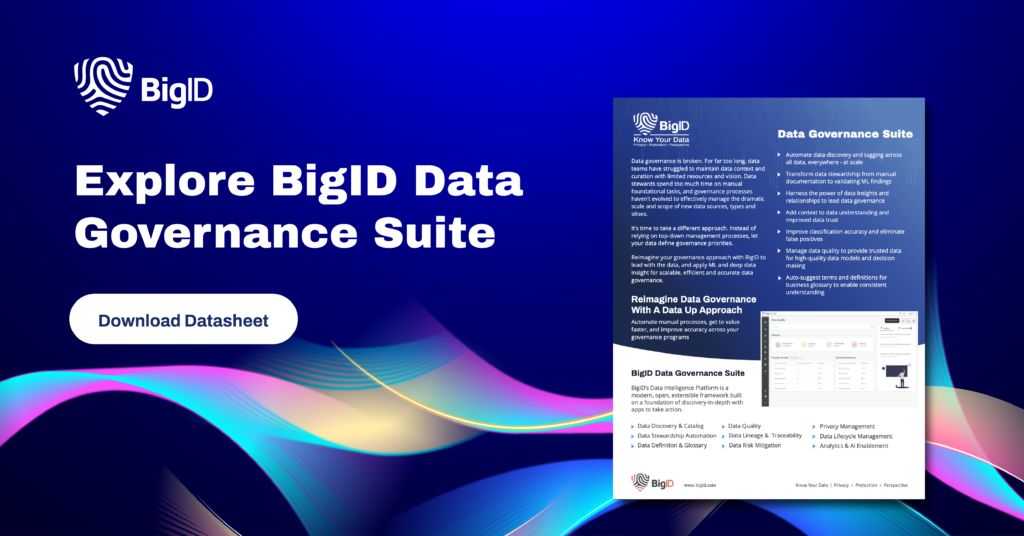Data Governance Suite Datasheet