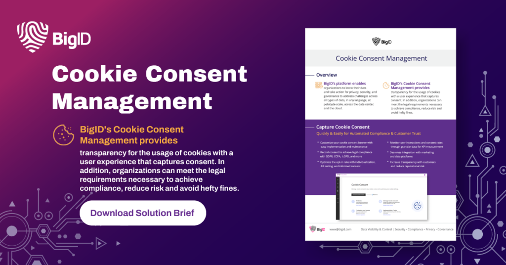Cookie Consent Management solution brief