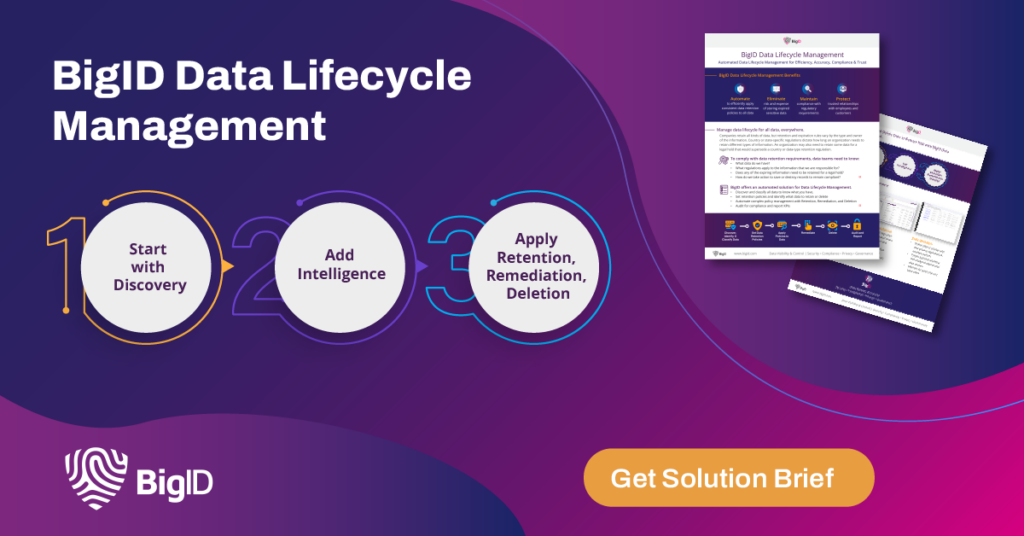 Data Lifecycle Management solution brief.