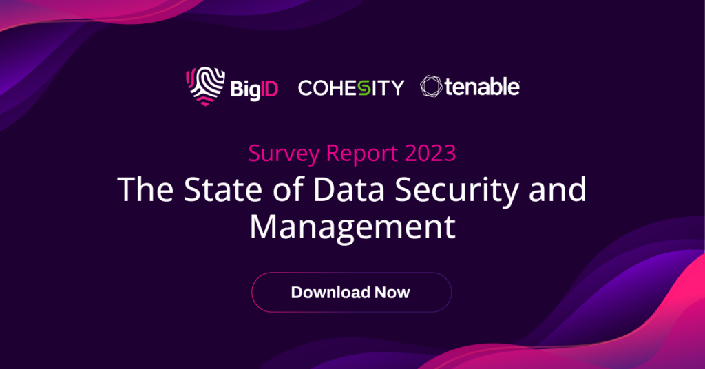 2023 State of Data Security and Management Report - BigID, Cohesity, and Tenable