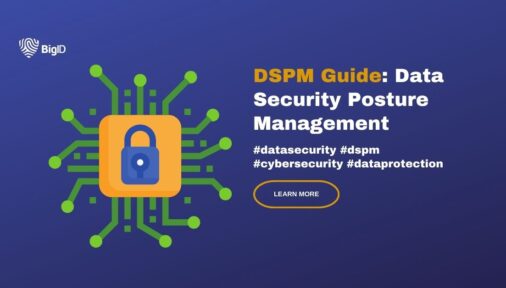 image of a lock on top of electronic chip illustrating data security posture management or DSPM