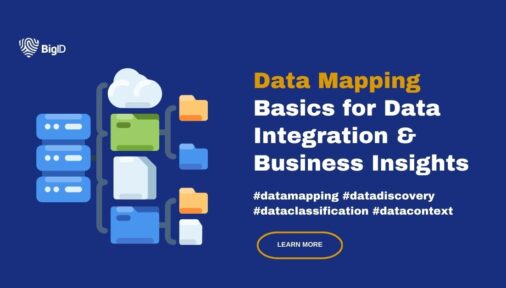 An image of data, cloud, and folder in order to illustrate data mapping