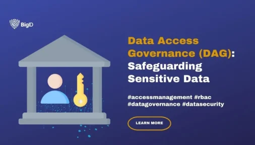 image representing a blog post by BigID about data access governance (DAG)