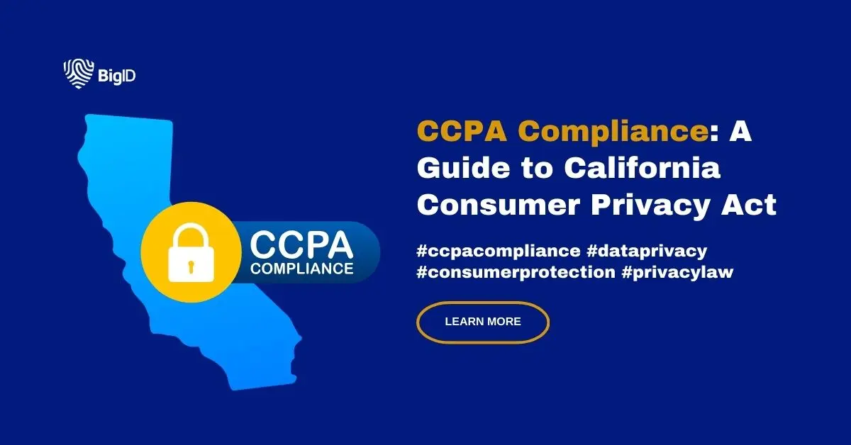 California Consumer Privacy Act | CCPA Compliance Checklist | BigID