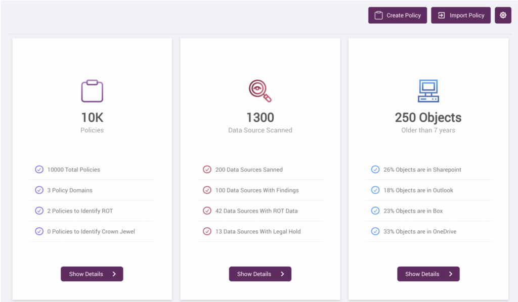 Screenshot of user interface