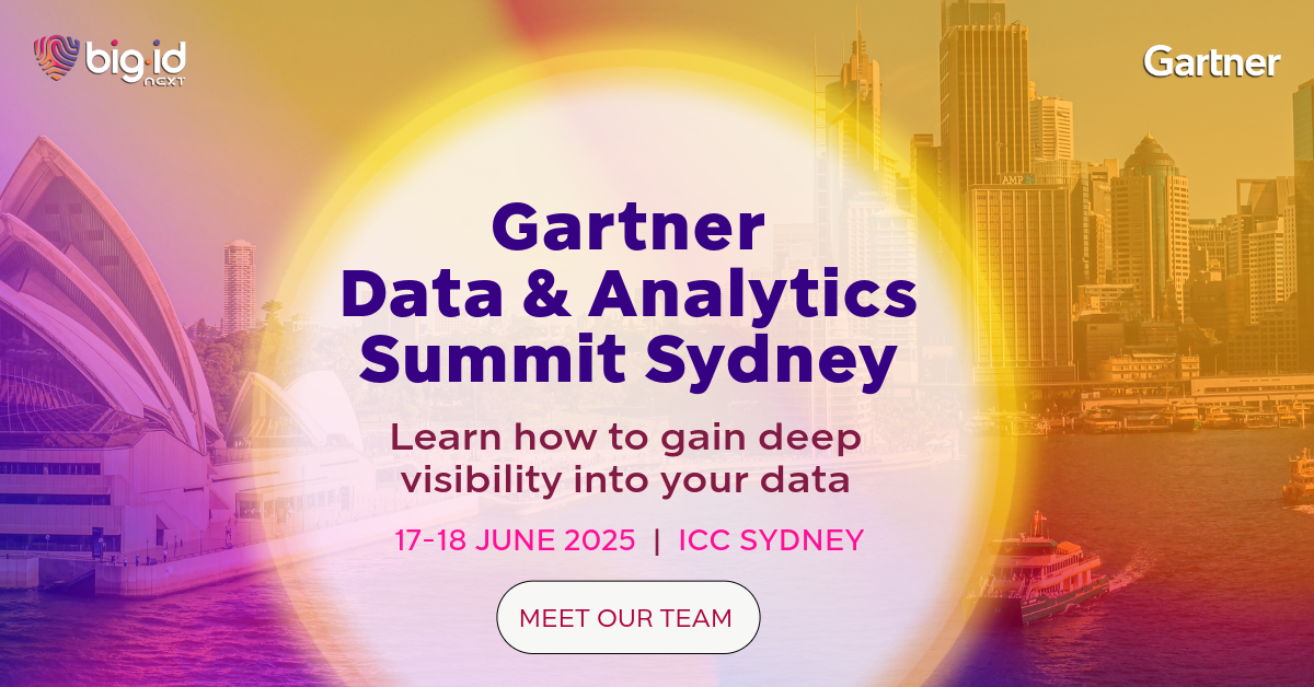 Gartner Data & Analytics Summit Sydney | BigID